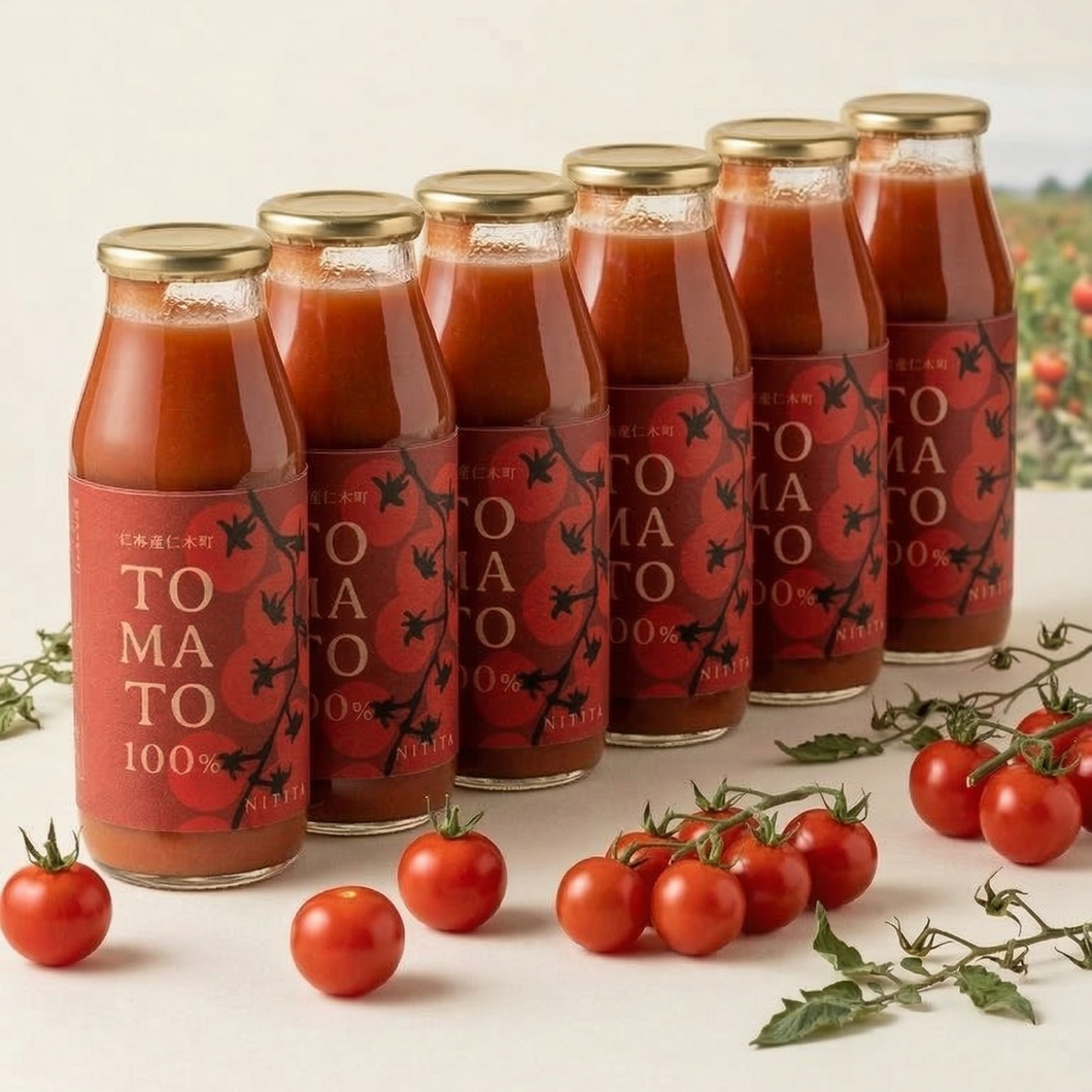 🍅にきやのTOMATO100％ （トマトジュース）6本ギフトセット